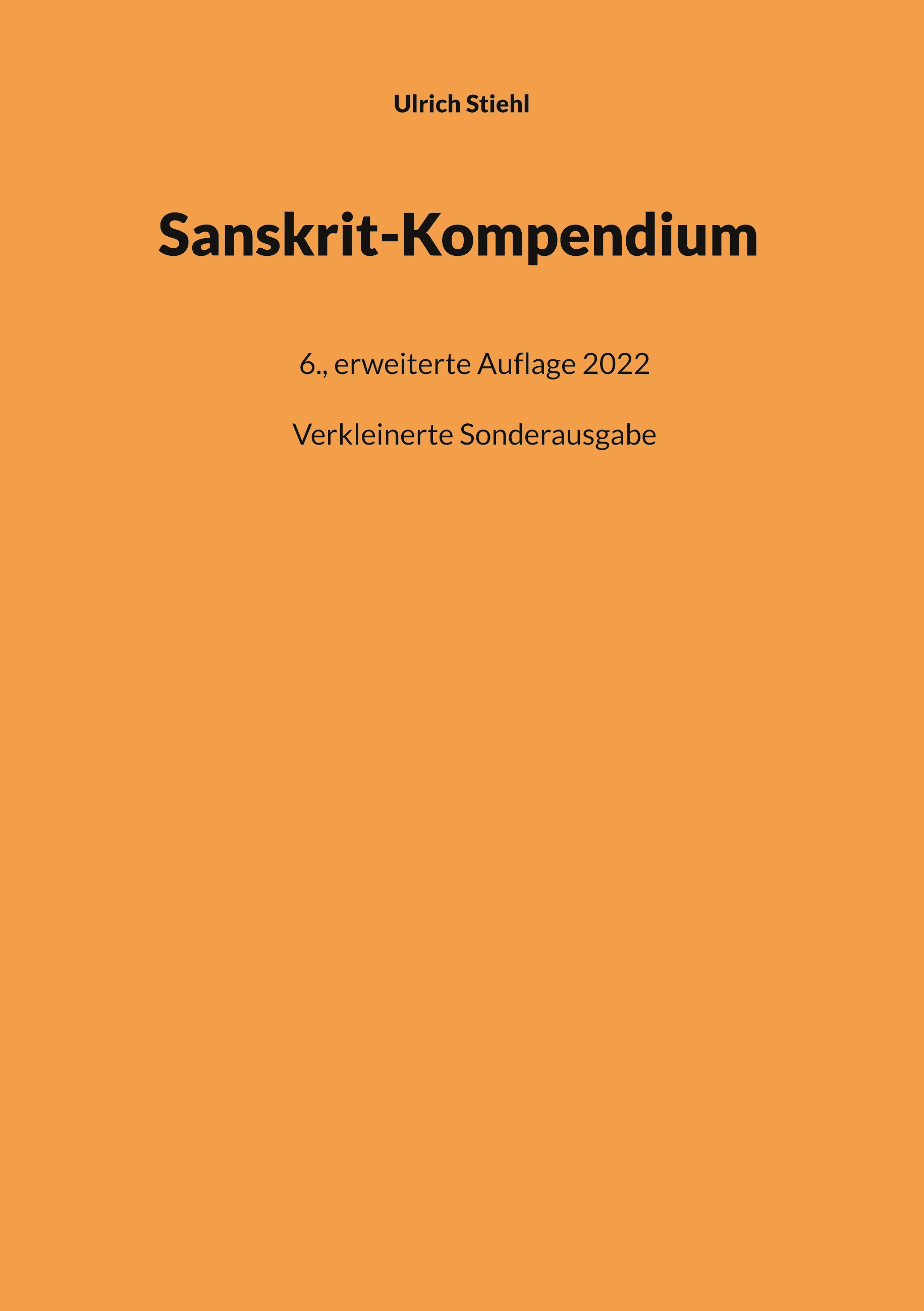Sanskrit-Kompendium, Paperback-Ausgabe